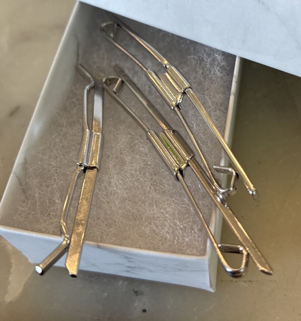 Vintage Men’s Tie Clips, 1950s and 60s, LOT OF 3 NICE QUALITY! L6